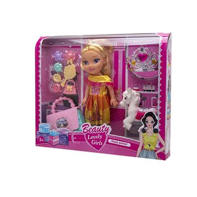 10寸空身娃娃配马大皇冠大包包和打扮吸塑配件 - OBL10402916