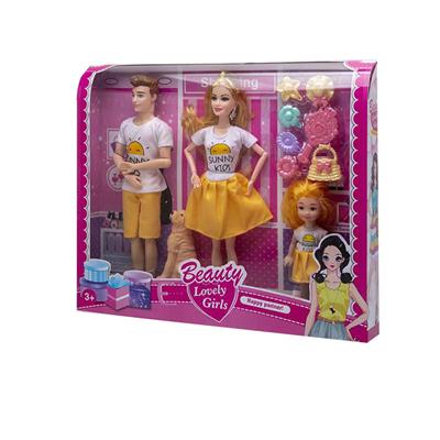 11.5寸9关节实身芭比和11.5寸关节男人实身5寸仔和狗狗打扮吸塑配件 - OBL10402922