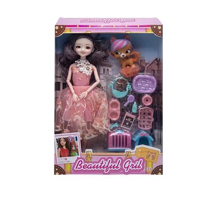 12寸关节实身萝莉配 带小狗和狗狗配件吸塑 - OBL10402934