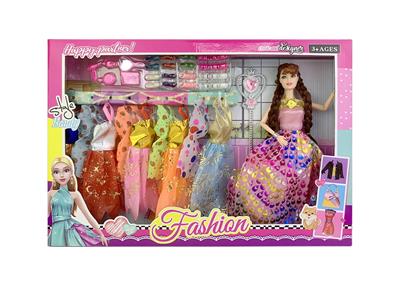 11.5寸实身9关节婚纱芭比带鞋子吸塑配件魔术棒配件吊裙 - OBL10402956