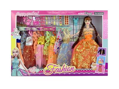 11.5寸实身9关节婚纱芭比带指甲吸塑配件气球配件 - OBL10402965