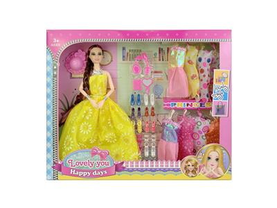 11.5寸实身9关节婚纱芭比带鞋子吸塑配件帽子配件 - OBL10402974