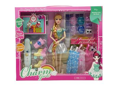 11.5寸实身9关节时装芭比带大面具吸塑滑板吸塑配件吊裙配件 - OBL10402992