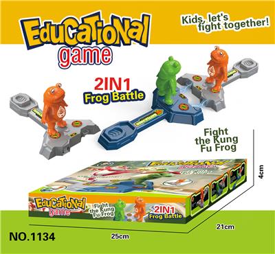 儿童桌游亲子互动益智思维逻辑训练对战功夫青蛙 - OBL10403048