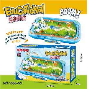 儿童迷你保龄球桌面游戏指尖休闲解压亲子互动室内玩具 - OBL10403055