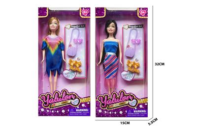 11.5寸实身时尚娃娃/2款混装 - OBL10403483