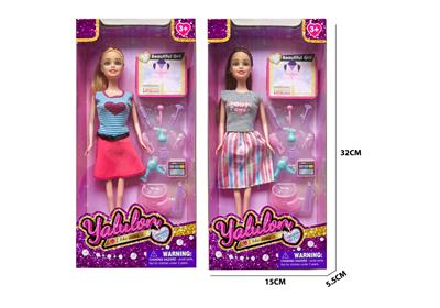 11.5寸实身时尚娃娃/2款混装 - OBL10403492