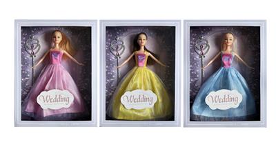 11.5寸实身婚纱娃娃/3款混装 - OBL10403527