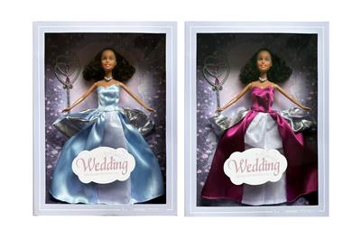 11.5寸实身棕色肤婚纱娃娃/2款混装 - OBL10403529