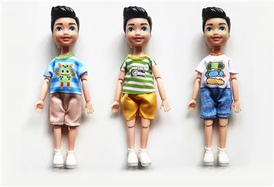 5寸实身关节时尚娃娃/3款混装 - OBL10403566