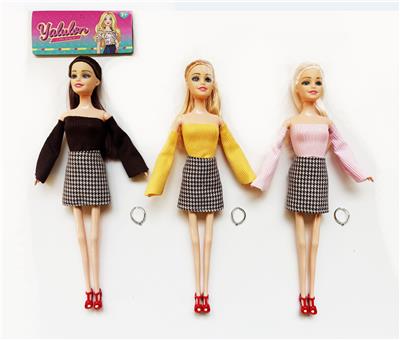 11.5寸实身时尚娃娃/3款混装 - OBL10403579