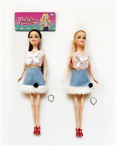 11.5寸实身时尚娃娃/2款混装 - OBL10403580