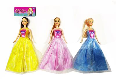 11.5寸实身时尚娃娃/3款混装 - OBL10403597