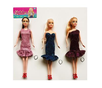 11.5寸实身时尚娃娃/3款混装 - OBL10403600