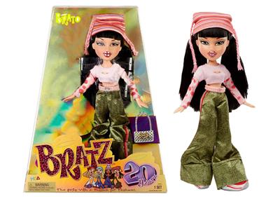 OMG  BRATZ  夏天 系列  10寸大脚大腿实身大头贝兹娃娃带帽子 - OBL10403905