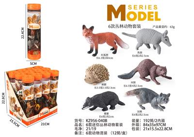 6款迷你丛林动物套装 - OBL10404060