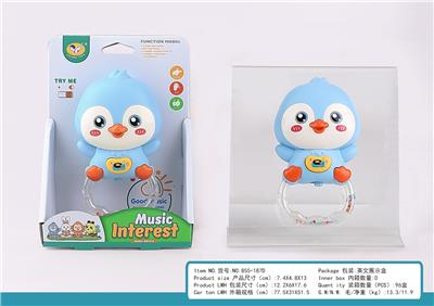 卡通音乐企鹅摇铃 - OBL10404690