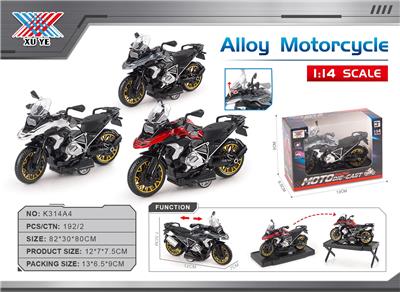 1:14 合金摩托车 宝马水鸟（1只装） - OBL10405145