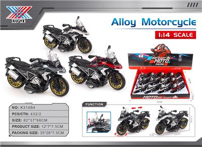 1:14 合金摩托车 宝马水鸟（12只装） - OBL10405146