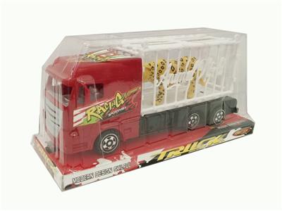 惯性喷漆拖头车+1只动物 - OBL10405389