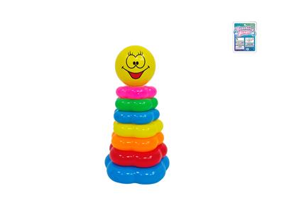 7层花型彩虹套圈（笑脸） - OBL10406942