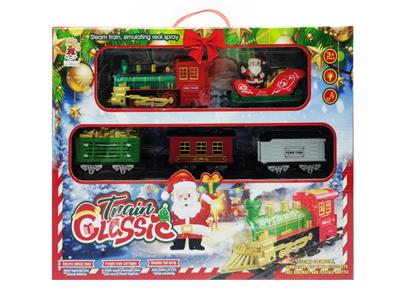 古典蒸汽电动轨道火车
(圣诞款） - OBL10407171