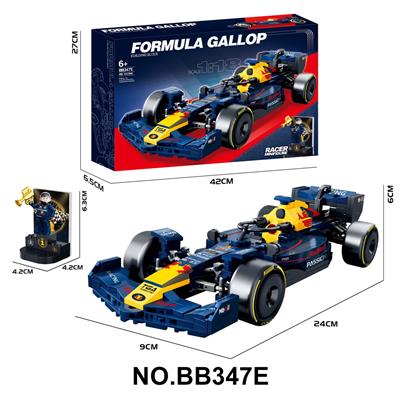 DIY拼装积木 疾驰方程式（带颁奖台） - OBL10407669
