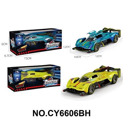 1:36幻彩回力合金车
阿斯顿马丁赛车幻彩蓝/绿两色混装 - OBL10408414
