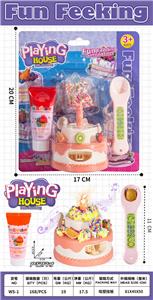 喂食蛋糕带奶油胶加音乐灯光 - OBL10410945