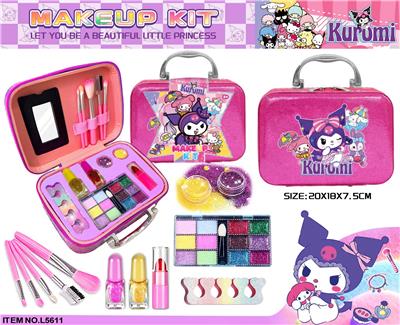 库洛米女孩DIY美甲化妆包套装手提箱 - OBL10410998