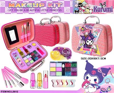 库洛米女孩DIY美甲化妆包套装手提箱 - OBL10410999