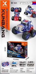 1:20遥控变形拖头人（8通充电）八通遥控车遥控8通仿真车模型遥控跑车 - OBL10411047