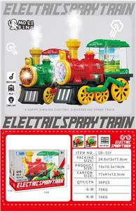 电动喷雾火车电动玩具电动万向车电动车电动旋转车电动火车 - OBL10411056