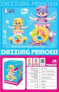 电动甜心公主电动玩具电动万向公主电动公主电动跳舞公主旋转跳舞公主 - OBL10411059