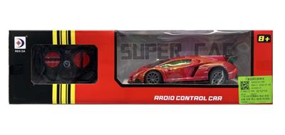 1:24 闪灯仿真跑车 前进 后退 左转 右转 停止 4款各2色混装(喷镀） - OBL10411066