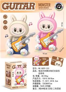 电动万向弹吉他灯光音乐拉布布（3粒1.5VAA电池，无包） - OBL10411109