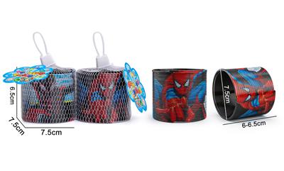 2#蜘蛛侠彩虹圈（卡通解压益智玩具弹力圈弹弹圈弹簧圈彩圈减压发泄玩具） - OBL10411242