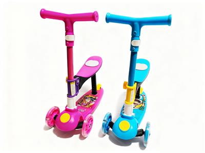 PU三轮滑板车三合一带灯 - OBL10411481