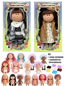 爆款正版一比一10寸全搪胶西班牙MIA土豆娃娃公仔（2款混装） - OBL10412131