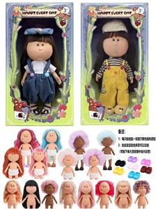 爆款正版一比一10寸全搪胶西班牙MIA土豆娃娃公仔（2款混装） - OBL10412134