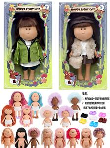 爆款正版一比一10寸全搪胶西班牙MIA土豆娃娃公仔（2款混装） - OBL10412136