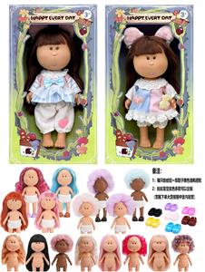 爆款正版一比一10寸全搪胶西班牙MIA土豆娃娃公仔（2款混装） - OBL10412140