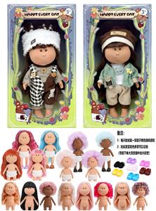 爆款正版一比一10寸全搪胶西班牙MIA土豆娃娃公仔（2款混装） - OBL10412150