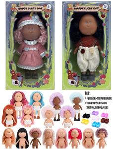 爆款正版一比一10寸全搪胶西班牙MIA土豆娃娃公仔（2款混装） - OBL10412151