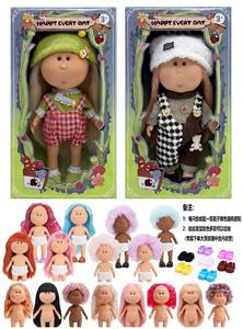 爆款正版一比一10寸全搪胶西班牙MIA土豆娃娃公仔（2款混装） - OBL10412155