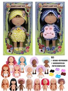 爆款正版一比一10寸全搪胶西班牙MIA土豆娃娃公仔（2款混装） - OBL10412158