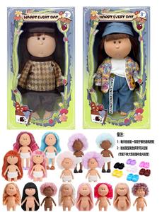 爆款正版一比一10寸全搪胶西班牙MIA土豆娃娃公仔（2款混装） - OBL10412160