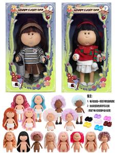 爆款正版一比一10寸全搪胶西班牙MIA土豆娃娃公仔（2款混装） - OBL10412164