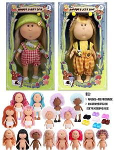 爆款正版一比一10寸全搪胶西班牙MIA土豆娃娃公仔（2款混装） - OBL10412168