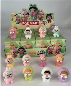 12入树脂植绒/新款哭娃/混色混款 - OBL10412324